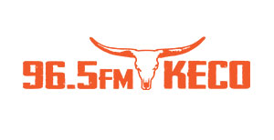 96.5 FM KECO logo
